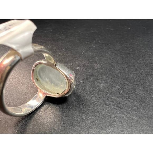 NEW Chatoyant aquamarine sterling silver ring size 8 - Picture 13 of 15